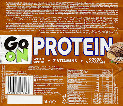 Baton Proteinowy Kakaowy GO ON