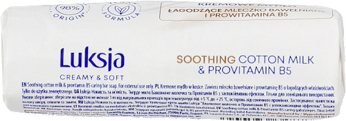 Kremowe mydło w kostce Cotton Milk & Provitamin B5 Luksja