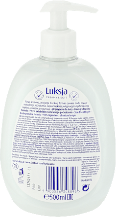 Kremowe mydło w płynie Linseed & Rice Milk Luksja