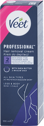 Depilačný krém na nohy a telo Veet