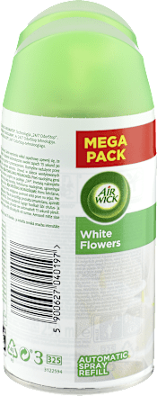 Wkład do automatycznego odświeżacza powietrza Białe Kwiaty MEGAPACK AIR WICK