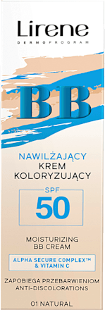Crema BB hidratantă anti-depigmentare SPF50, 01 Natural Lirene