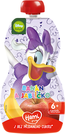 Ovocná kapsička Daisy - banán a jablko  Hami
