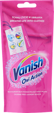 Odplamiacz do tkanin w płynie Vanish Oxi Action