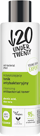 Tonik oczyszczający antybakteryjny Under Twenty
