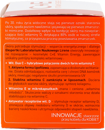C+E Odżywczy krem głęboko nawilżający na dzień i na noc Lirene