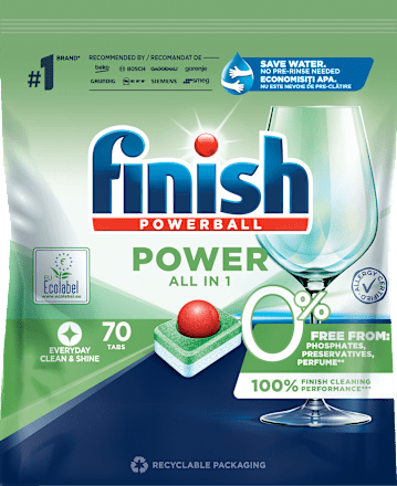 Таблетки за съдомиялна Powerball Finish