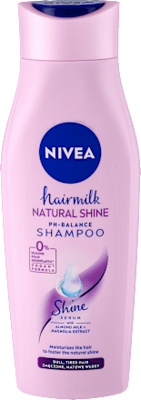 Mleczny szampon wyzwalający blask Hairmilk Natural Shine NIVEA