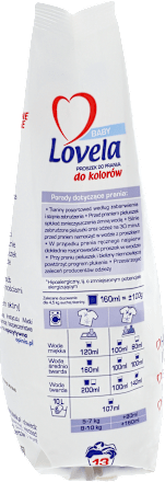 Proszek do prania ubranek dziecięcych Color Lovela BABY