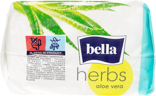 Absorbante normale igienice cu ierburi de aloe vera bella