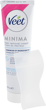 Depilačný krém na citlivú pokožku Minima  Veet