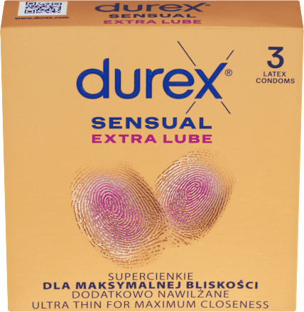 kondomy Sensual Extra Lube durex