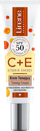 Krem tonujący SPF 50 C+E Lirene