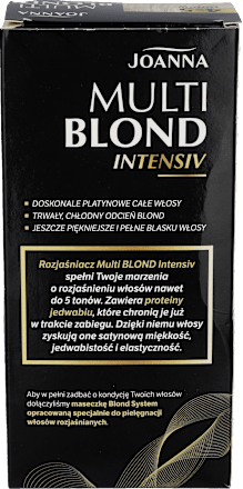 MULTI BLOND INTENSIV Rozjaśniacz do całych włosów 4-5 tonów JOANNA