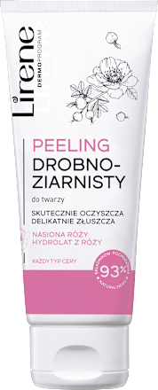 Regenerujący peeling drobnoziarnisty dzika róża Lirene