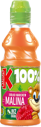 Sok 100% malina marchew jabłko KUBUŚ