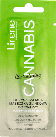 Normalising Cannabis oczyszczająca maseczka glinkowa Lirene