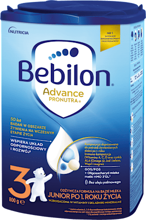 3 Pronutra Advance Mleko modyfikowane po 1. roku  Bebilon