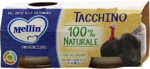 Omogeneizzato tacchino Mellin