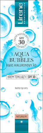 Krem tonujący SPF 30 Aqua Bubbles Lirene