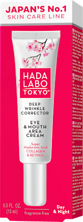 Deep Wrinkle Corrector krema za područje oko očiju i usana HADA LABO TOKYO