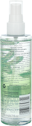 Pielęgnacja oczyszczająca Aloesowy tonik w mgiełce z kwasem hialuronowym  Lirene