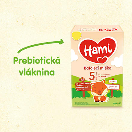 pokračovací mléčná kojenecká výživa 5 Hami