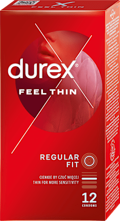 Kondómy Feel Thin Regular Fit durex