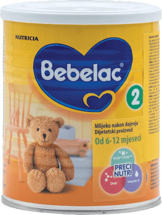 2, prelazna mlečna formula za odojčad, od 6 do 12 meseci Bebelac