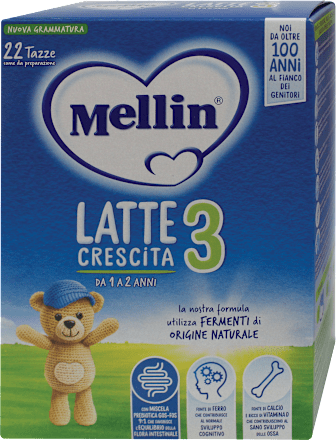 Latte crescita in polvere 3 Mellin