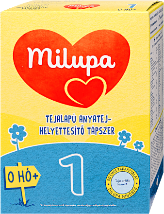 1 tejalapú anyatej-helyettesítő tápszer, újszülött kortól Milupa