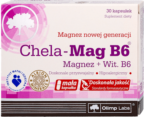 Suplement diety Chela-Mag B6, kapsułki w blistrach OLIMP LABS