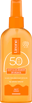 Ulei uscat pentru protecție solara SPF50 UVA, UVB  Lirene