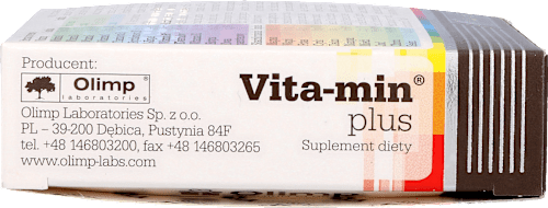 Suplement diety Vita-Min Plus (zielona herbata i luteina), kapsułki w blistrach OLIMP LABS
