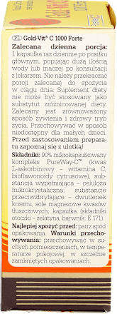 Suplement diety Gold-Vit C 1000 Forte, kapsułki OLIMP LABS