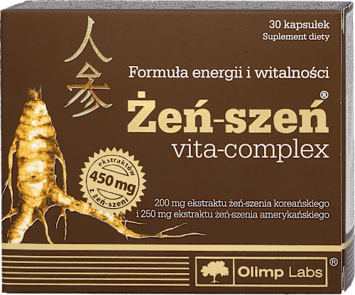 Suplement diety Żeń-szeń Vita Complex, kapsułki w blistrach OLIMP LABS