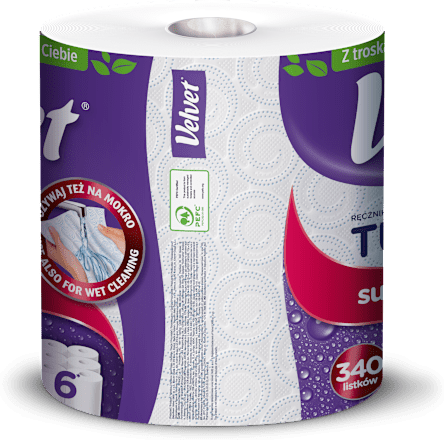 Ręcznik papierowy Turbo 3-warstwowy Velvet