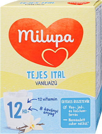 Tejes ital vanília ízzel 1 éves kortól Milupa