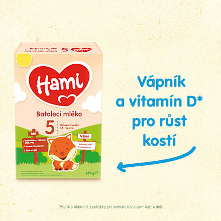 pokračovací mléčná kojenecká výživa 5 Hami