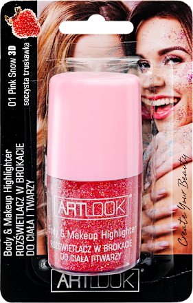 Csillámos testzselé - Nr. 01 Pink Snow ARTLOOK