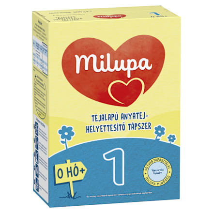 1 tejalapú anyatej-helyettesítő tápszer, újszülött kortól Milupa
