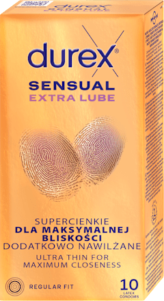 Kondómy Sensual Extra Lube durex