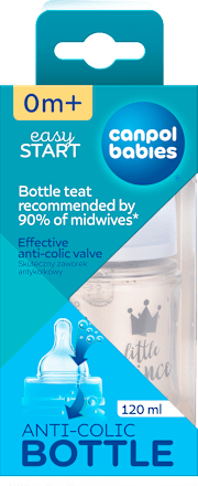 Butelka szeroka antykolkowa 120ml PP Easy Start Canpol babies