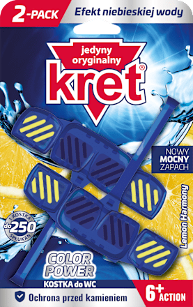 Kostka w koszyczku barwiąca wodę Lemon Harmony kret