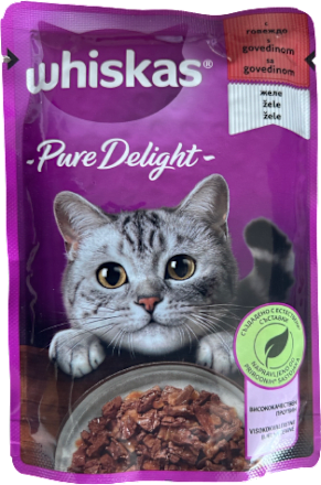 Pure Delight hrana za mačke - govedina Whiskas