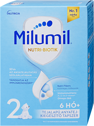 Nutri-Biotik 2 tejalapú, anyatej-kiegészítő tápszer 6-12 között Milumil