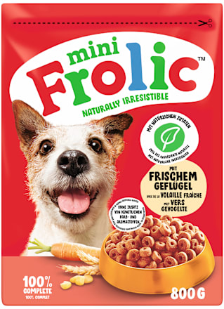 Trockenfutter Hund mini mit Geflügel Frolic