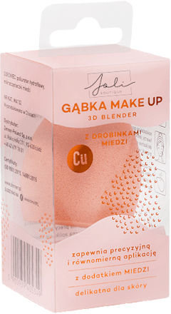 Gąbka make up 3D BLENDER z drobinkami miedzi  Ewa Schmitt