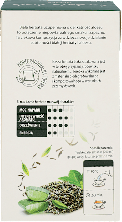 Herbata biała z aloesem 20 x 1,5 g Big-Active