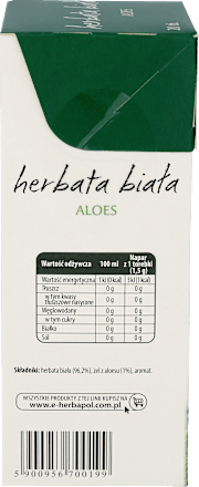 Herbata biała z aloesem 20 x 1,5 g Big-Active